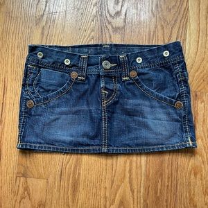 Vintage True Religion Denim Mini Skirt